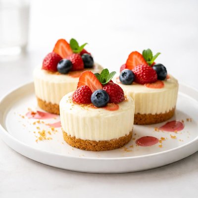 Image of Fluffy 2 Step Cheesecake Minis