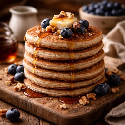 Image of Fluffy Buckwheat Pancakes