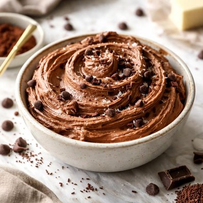 Image of Fluffy Butter Cocoa Frosting
