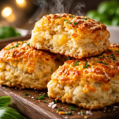 Image of Fluffy Cheesy Quick Scones