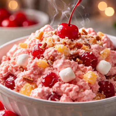Image of Fluffy Cherry Salad