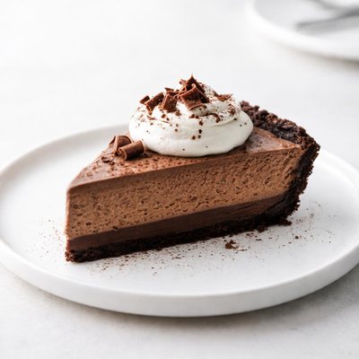 Image of Fluffy Chocolate Silk Pie