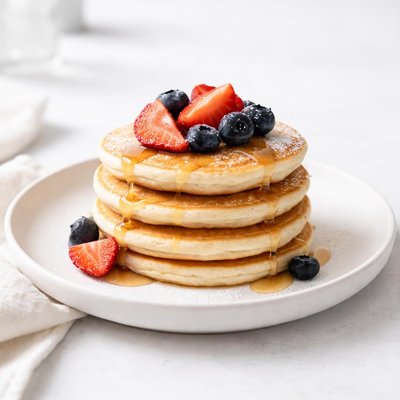 Image of Fluffy Eggless Pancakes