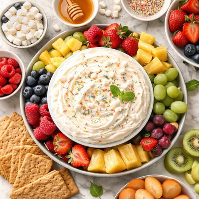 Image of Fluffy Fruit Dip