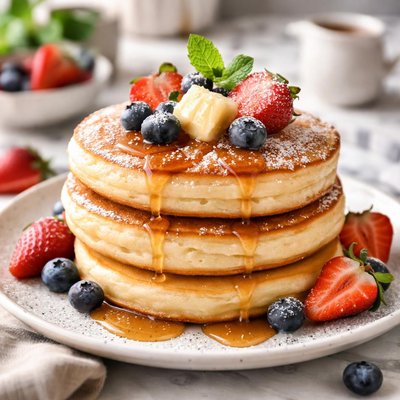 Image of Vegan Fluffy Hotcakes