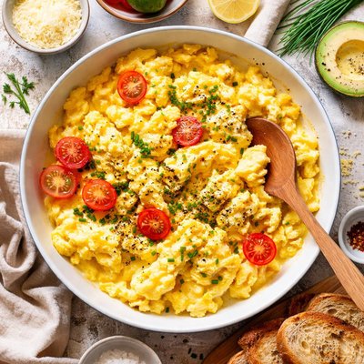 Image of Fluffy Melty Scrambled Eggz