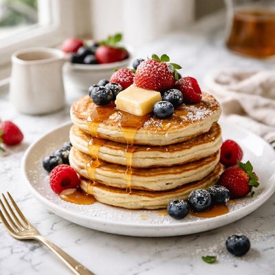 Image of Fluffy Pancakes or Waffles Gluten Free