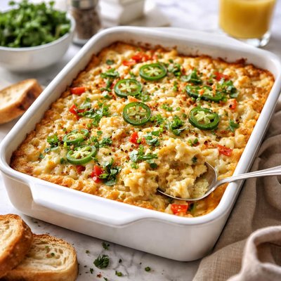 Image of Fluffy Pepperjack Egg Bake
