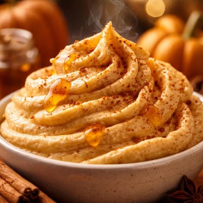 Image of Fluffy Pumpkin Honey Frosting