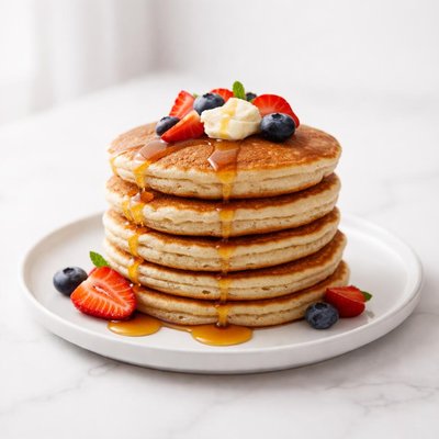 Image of Fluffy Whole Wheat Pancakes
