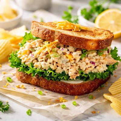 Image of Flying Cheddar Chicken Salad Sandwich