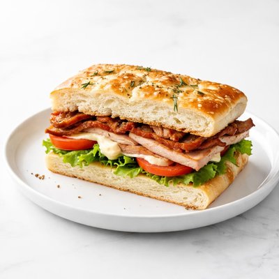 Image of Focaccia Turkey Bacon Club
