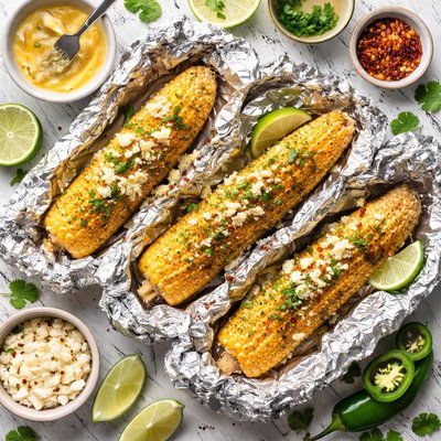 Image of Foil Baked Corn