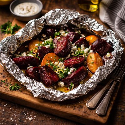 Image of Foil Roasted Smoked Beets Jamie Oliver