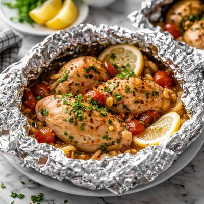 Image of Foil Wrapped Chicken