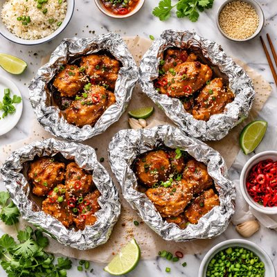 Image of Foil Wrapped Chicken Baked or Fried