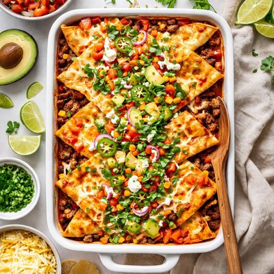Image of Fold Over Enchilada Bake