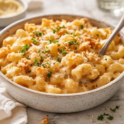 Image of Fontina Gruyere White Cheddar Mac and Cheese