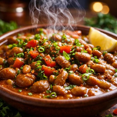 Image of Fooll Mudammes Fava Bean Egyptian Breakfast