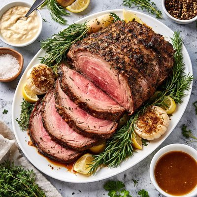 Image of Foolproof Standing Prime Rib Roast Paula Deen