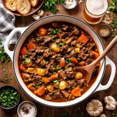 Image of Football Season Beef Beer Stew