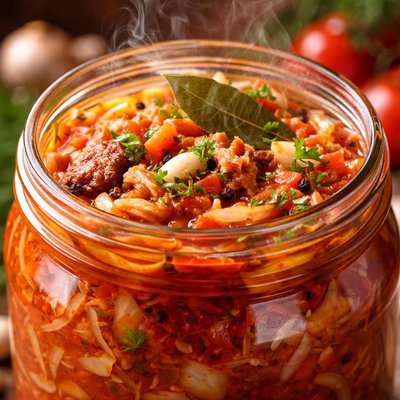 Image of For Home Canning Cabbage Borsch