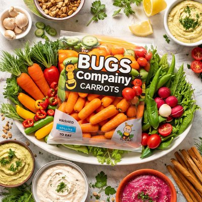 Image of For Kids Bugs Company Carrots