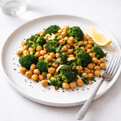 Image of Forty Clove Chickpeas Broccoli