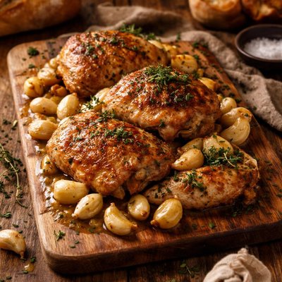 Image of Forty Clove Garlic Chicken