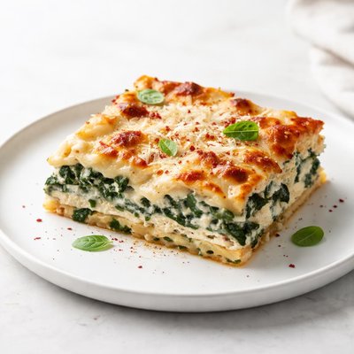 Image of Four Cheese and Spinach Lasagna