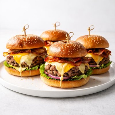 Image of Four Cheese Burgers
