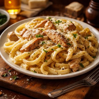 Image of Four Cheese Chicken Fettuccine