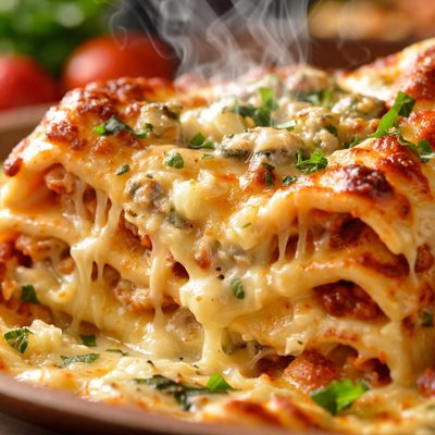 Image of Four Cheese Lasagna with Gorgonzola