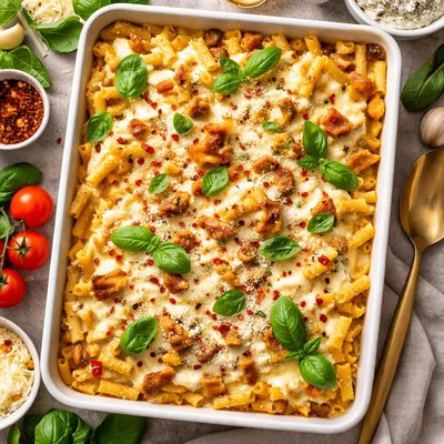 Image of Four Cheese Mini Penne Bake