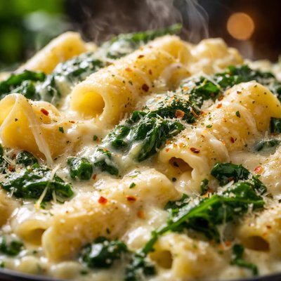 Image of Four Cheese Pasta Florentine