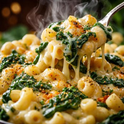 Image of Four Cheese Spinach Macaroni