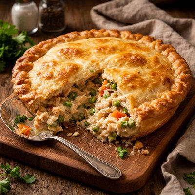 Image of Four Ingredients Chicken Pot Pie