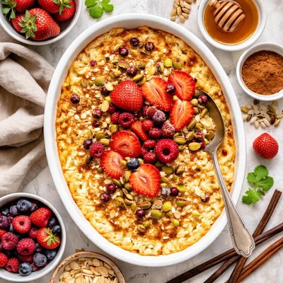 Image of Fragrant Baked Rice Pudding