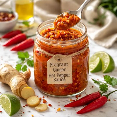 Image of Fragrant Ginger Hot Pepper Sauce
