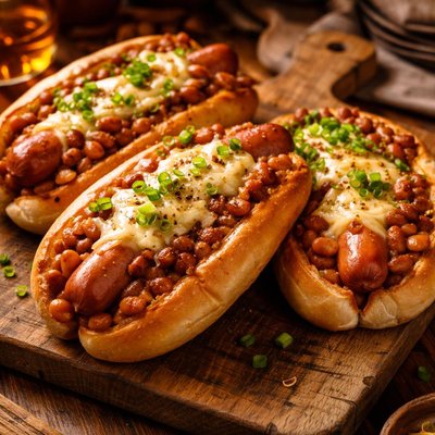 Image of Frank and Bean Sandwiches