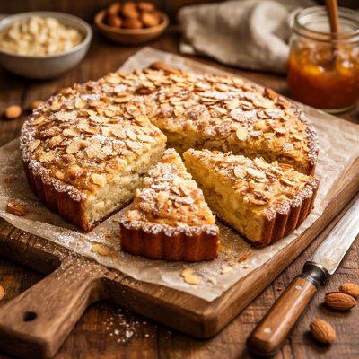 Image of Frazipan Danish Almond Cake