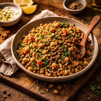Image of Freekeh Garbanzo Pilaf