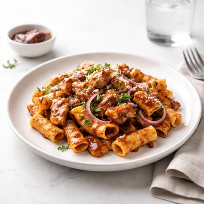 Image of Freezer Barbecue Chicken Pasta