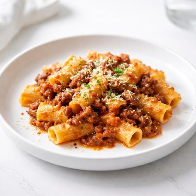 Image of Freezer Cheesy Beef Pasta Sauce
