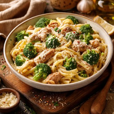 Image of Freezer Chicken Broccoli Fettuccini