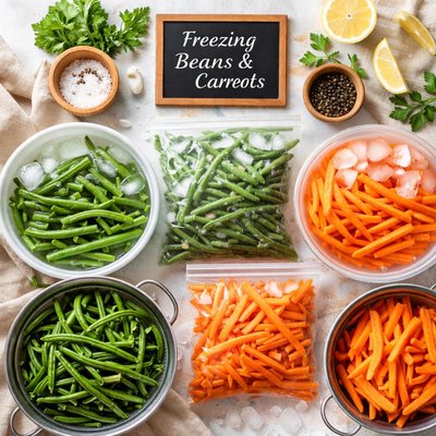 Image of Freezing Beans or Carrots