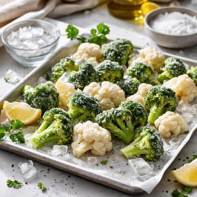 Image of Freezing Broccoli and Cauliflower