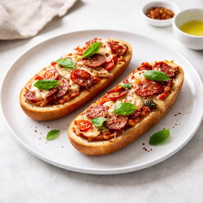 Image of French Bread Pizzas Oamc