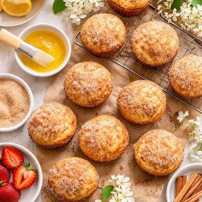 Image of French Breakfast Muffins Sugar Top Muffins