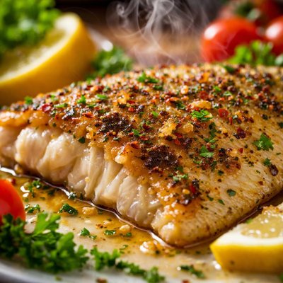 Image of French Broiled Flounder